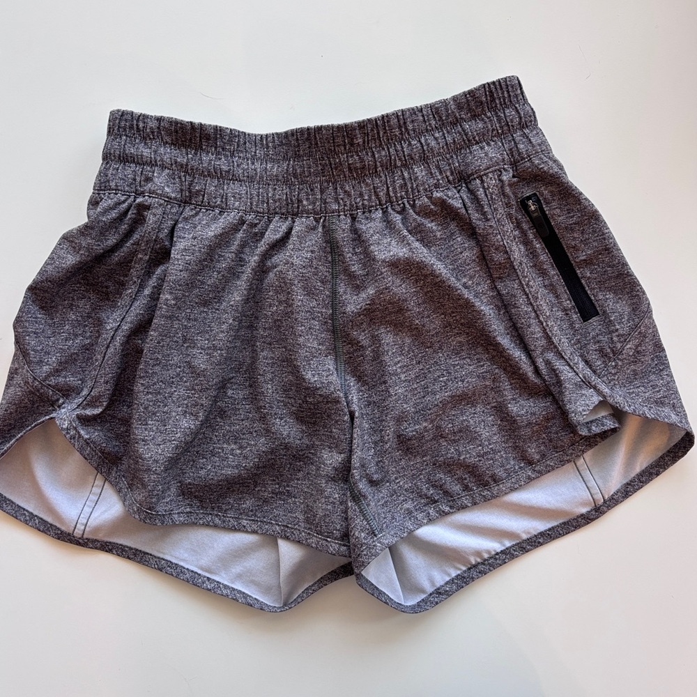 lululemon athletica Heathered Gray Athletic Shorts